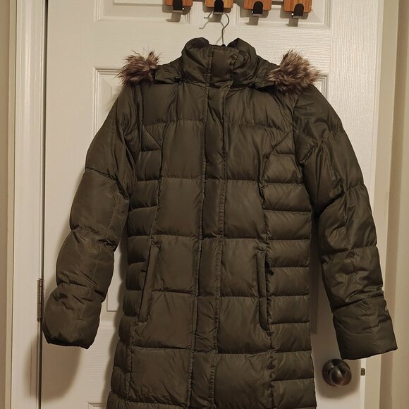 Long Eddie Bauer XS Featherdown Winter Jacket - Picture 1 of 12